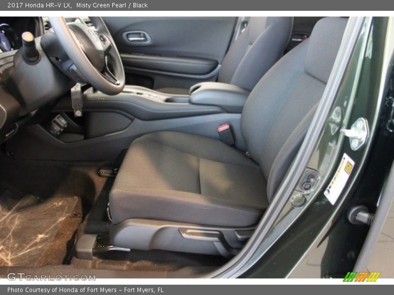Misty Green Pearl / Black 2017 Honda HR-V LX