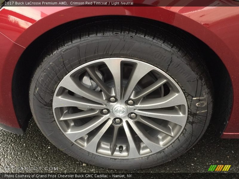 Crimson Red Tintcoat / Light Neutral 2017 Buick LaCrosse Premium AWD