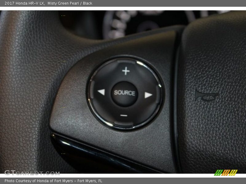 Misty Green Pearl / Black 2017 Honda HR-V LX