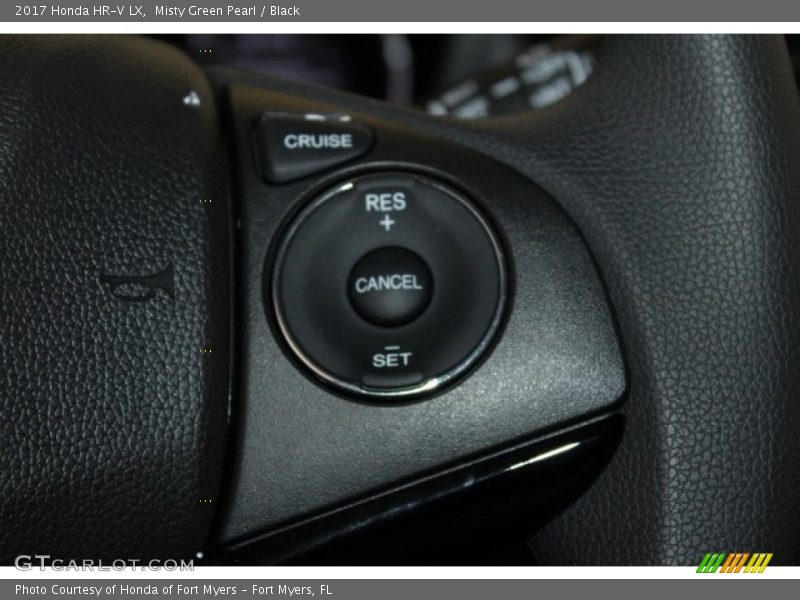 Misty Green Pearl / Black 2017 Honda HR-V LX