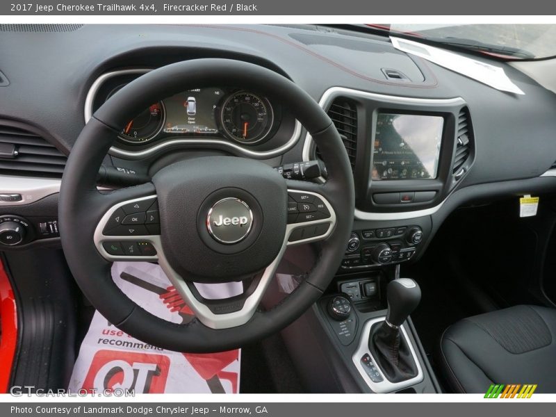 Dashboard of 2017 Cherokee Trailhawk 4x4