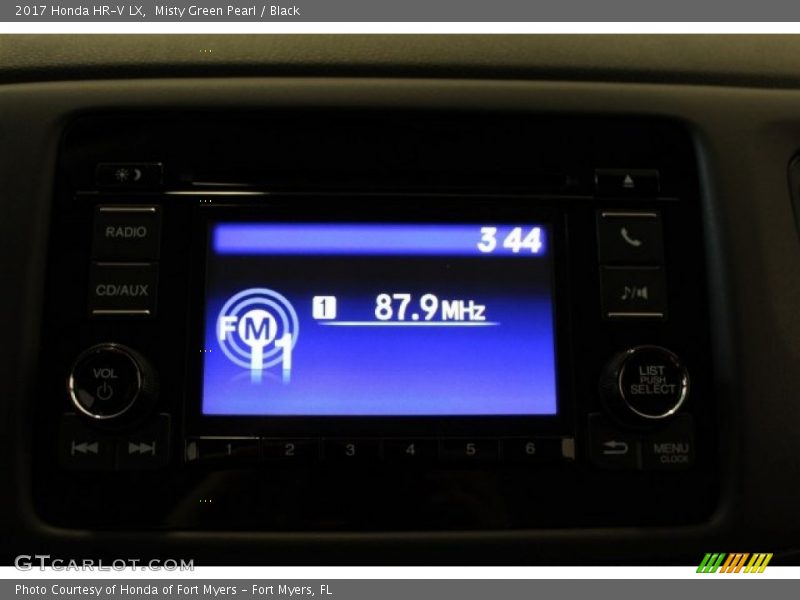 Misty Green Pearl / Black 2017 Honda HR-V LX