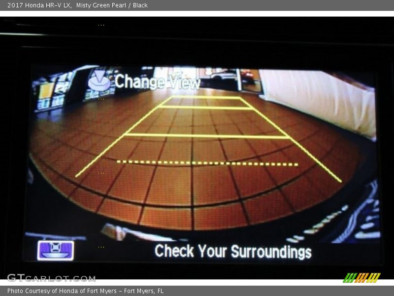 Misty Green Pearl / Black 2017 Honda HR-V LX