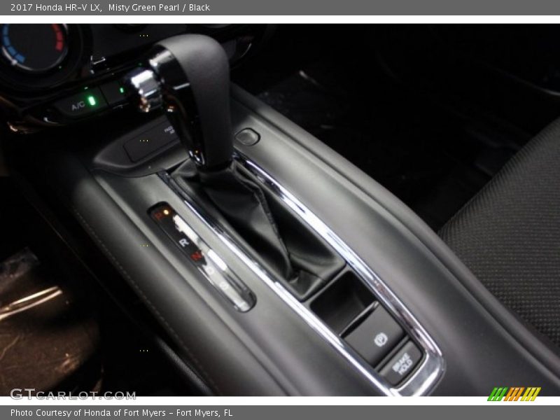 Misty Green Pearl / Black 2017 Honda HR-V LX