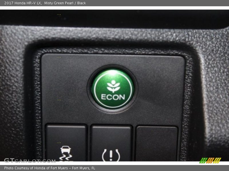 Misty Green Pearl / Black 2017 Honda HR-V LX