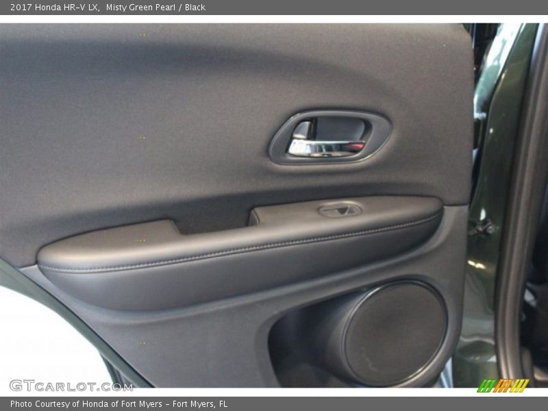 Misty Green Pearl / Black 2017 Honda HR-V LX