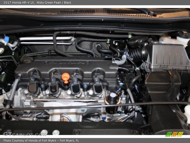 Misty Green Pearl / Black 2017 Honda HR-V LX