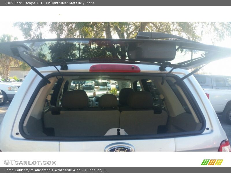 Brilliant Silver Metallic / Stone 2009 Ford Escape XLT