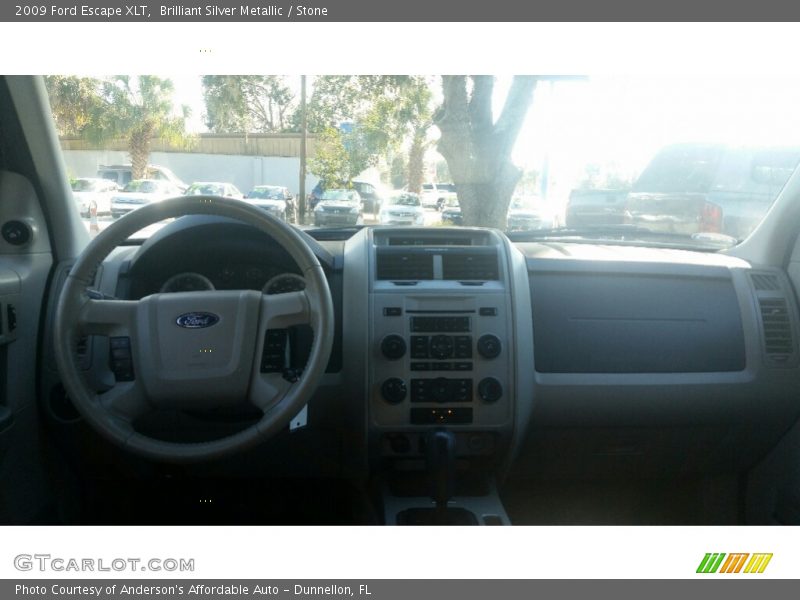 Brilliant Silver Metallic / Stone 2009 Ford Escape XLT