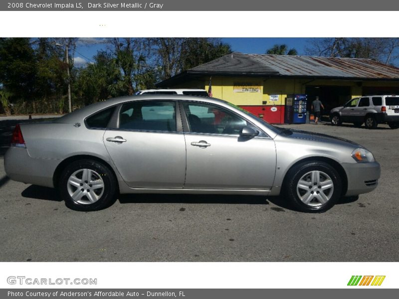 Dark Silver Metallic / Gray 2008 Chevrolet Impala LS