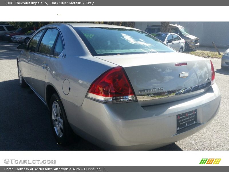 Dark Silver Metallic / Gray 2008 Chevrolet Impala LS