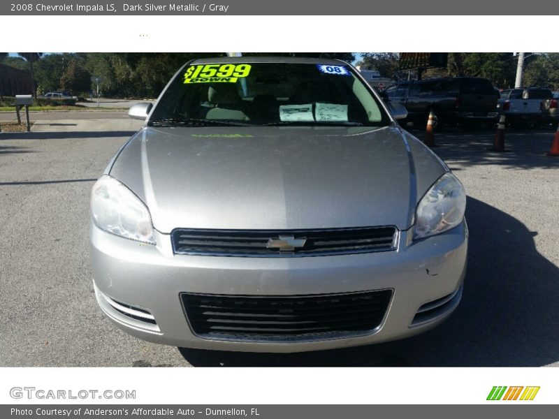 Dark Silver Metallic / Gray 2008 Chevrolet Impala LS
