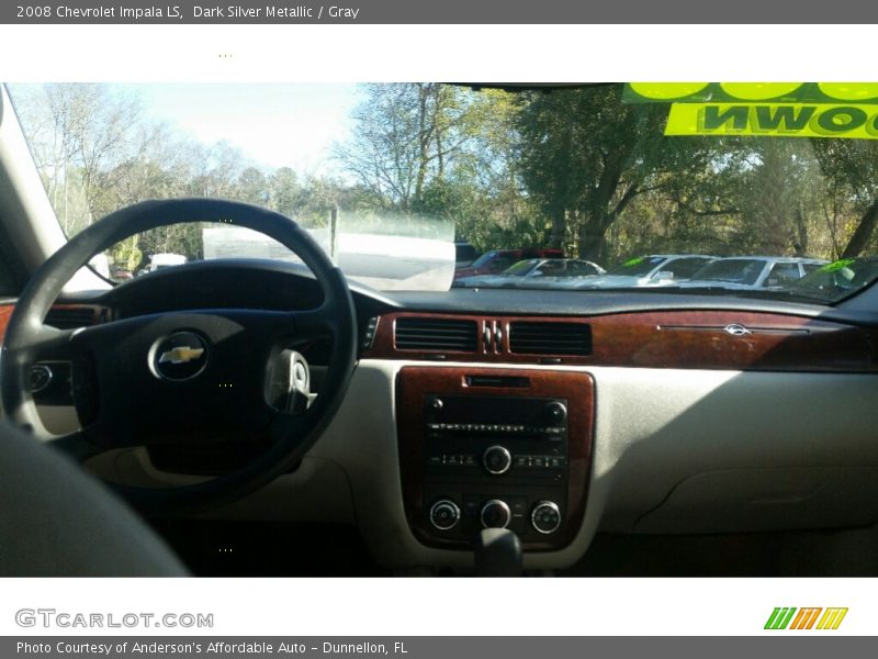 Dark Silver Metallic / Gray 2008 Chevrolet Impala LS