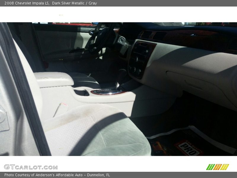 Dark Silver Metallic / Gray 2008 Chevrolet Impala LS