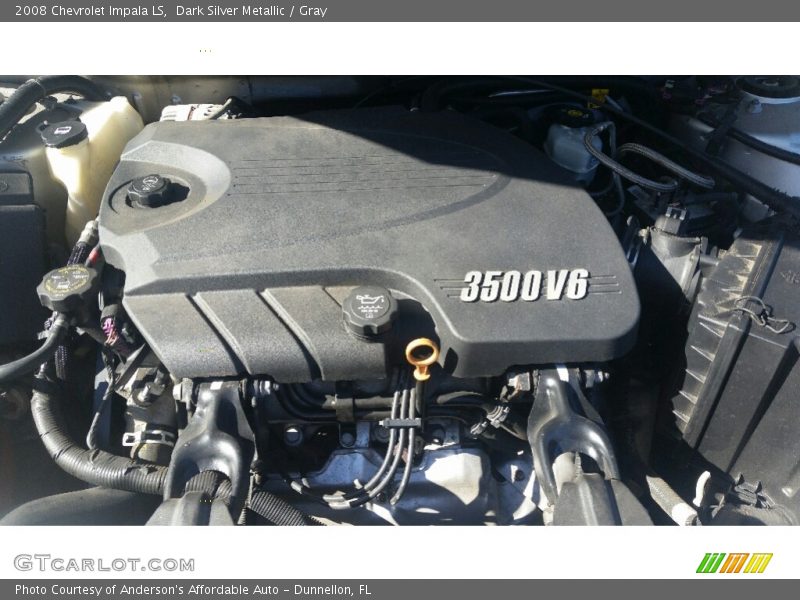 Dark Silver Metallic / Gray 2008 Chevrolet Impala LS