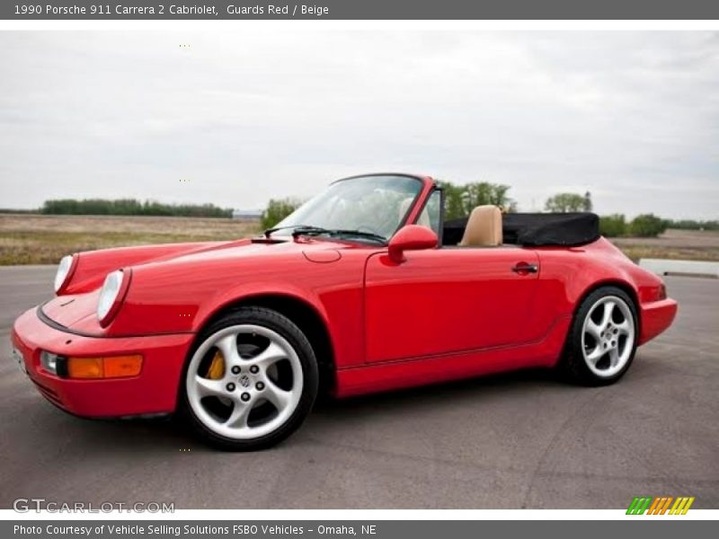 1990 911 Carrera 2 Cabriolet Guards Red