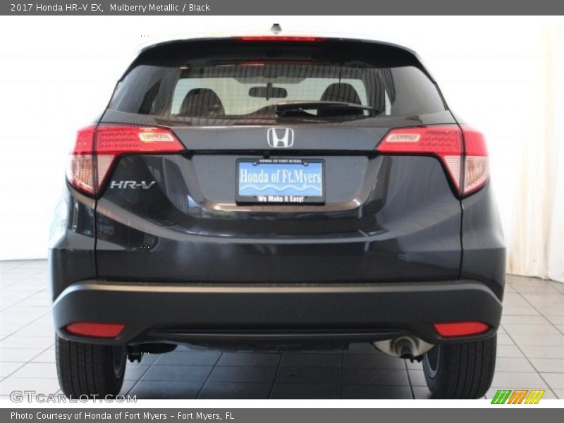 Mulberry Metallic / Black 2017 Honda HR-V EX
