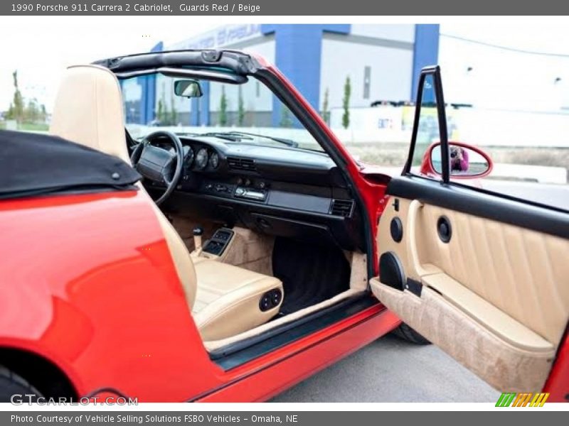 Front Seat of 1990 911 Carrera 2 Cabriolet