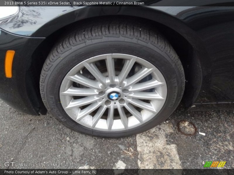 Black Sapphire Metallic / Cinnamon Brown 2013 BMW 5 Series 535i xDrive Sedan