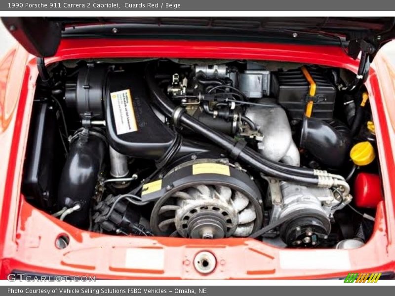  1990 911 Carrera 2 Cabriolet Engine - 3.6 Liter OHC 12-Valve Flat 6 Cylinder
