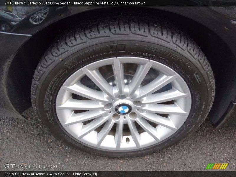 Black Sapphire Metallic / Cinnamon Brown 2013 BMW 5 Series 535i xDrive Sedan
