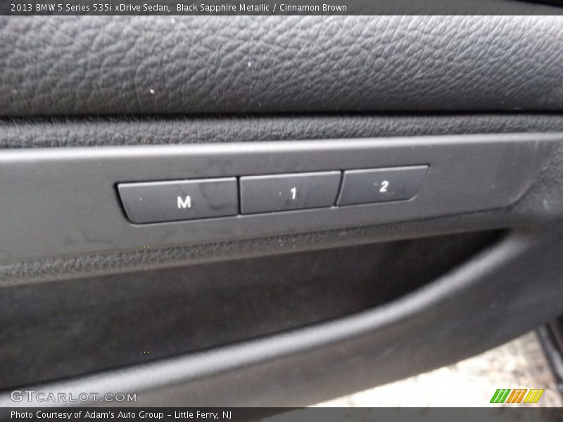 Black Sapphire Metallic / Cinnamon Brown 2013 BMW 5 Series 535i xDrive Sedan