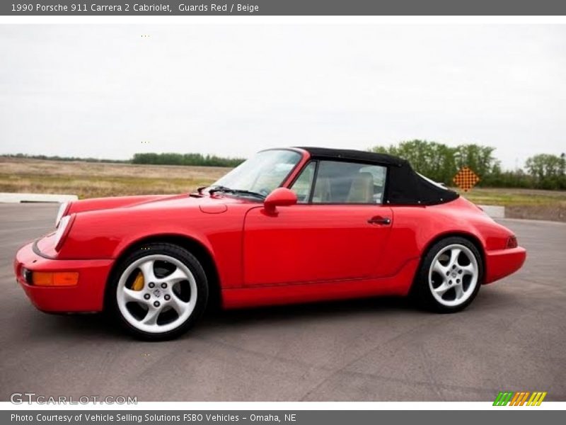  1990 911 Carrera 2 Cabriolet Guards Red