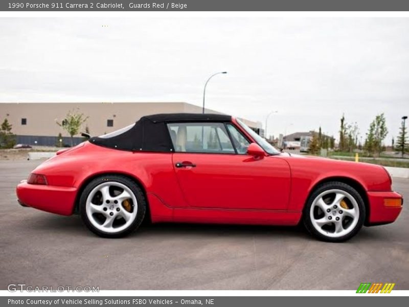  1990 911 Carrera 2 Cabriolet Guards Red