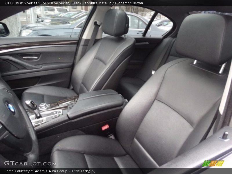 Black Sapphire Metallic / Cinnamon Brown 2013 BMW 5 Series 535i xDrive Sedan