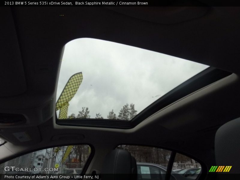 Black Sapphire Metallic / Cinnamon Brown 2013 BMW 5 Series 535i xDrive Sedan