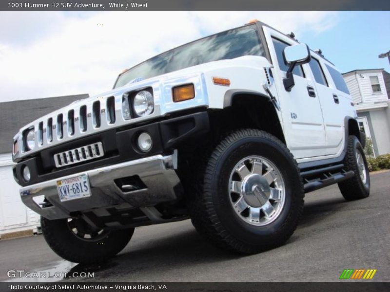White / Wheat 2003 Hummer H2 SUV Adventure