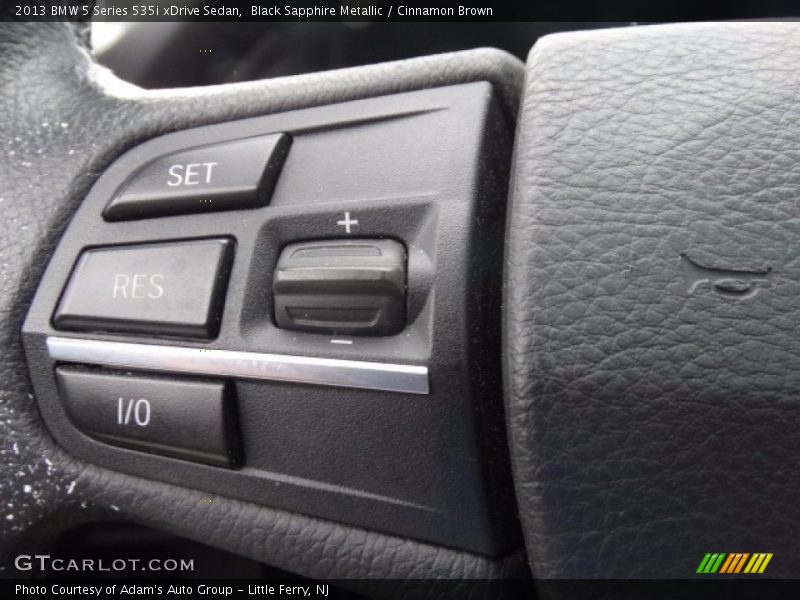 Black Sapphire Metallic / Cinnamon Brown 2013 BMW 5 Series 535i xDrive Sedan