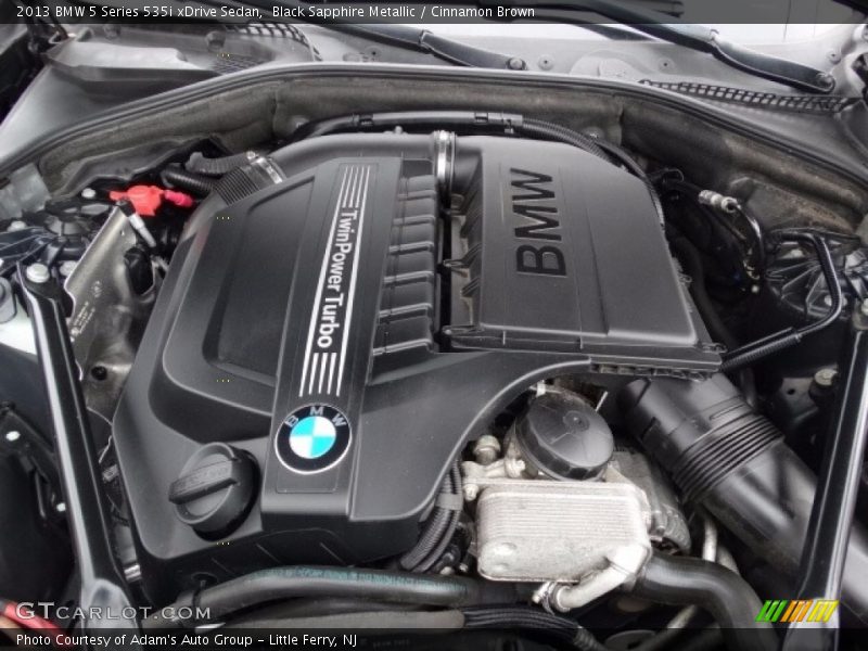 Black Sapphire Metallic / Cinnamon Brown 2013 BMW 5 Series 535i xDrive Sedan