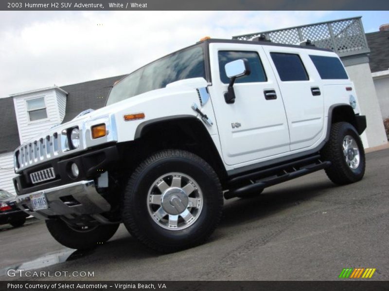 White / Wheat 2003 Hummer H2 SUV Adventure