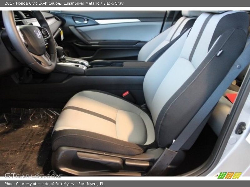 Front Seat of 2017 Civic LX-P Coupe