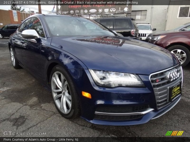 Estoril Blue Crystal / Black Valcona leather with diamond stitching 2013 Audi S7 4.0 TFSI quattro