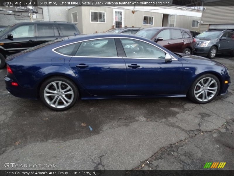 Estoril Blue Crystal / Black Valcona leather with diamond stitching 2013 Audi S7 4.0 TFSI quattro