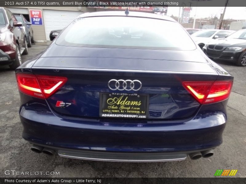 Estoril Blue Crystal / Black Valcona leather with diamond stitching 2013 Audi S7 4.0 TFSI quattro