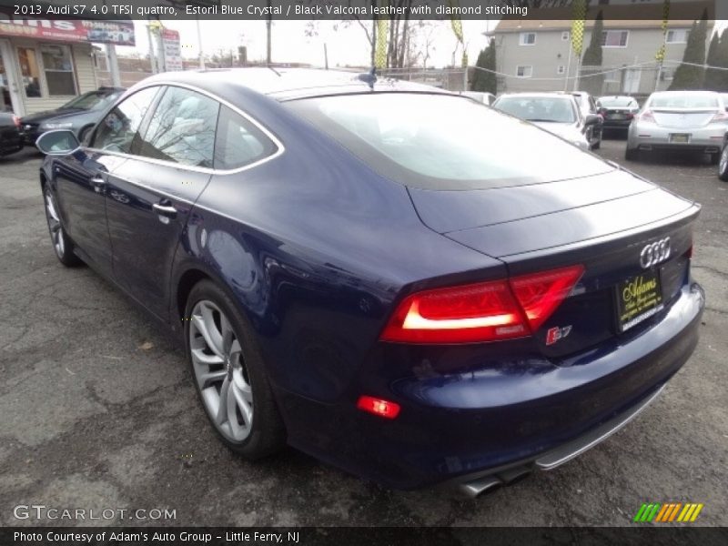 Estoril Blue Crystal / Black Valcona leather with diamond stitching 2013 Audi S7 4.0 TFSI quattro