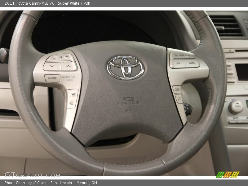 Super White / Ash 2011 Toyota Camry XLE V6