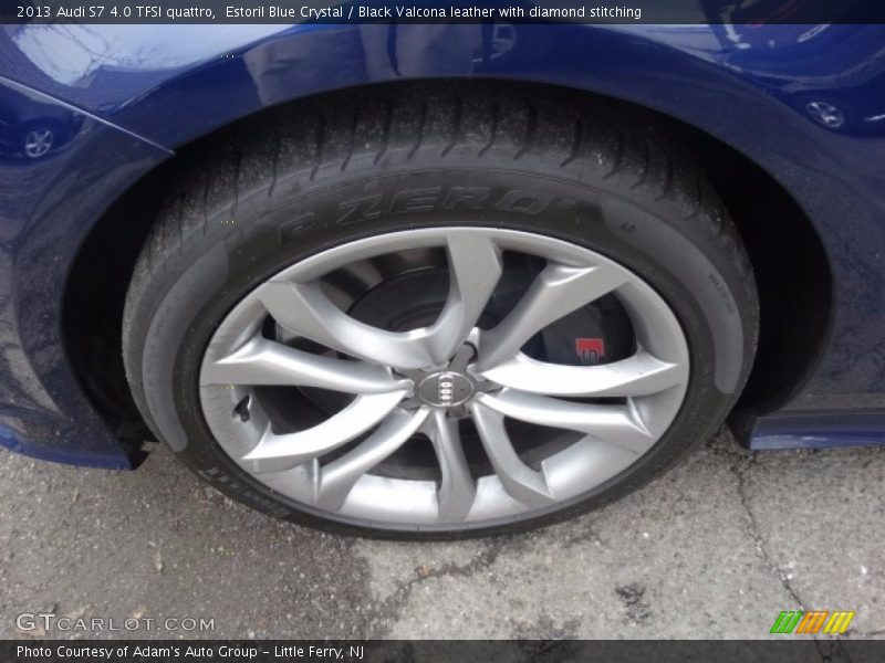 Estoril Blue Crystal / Black Valcona leather with diamond stitching 2013 Audi S7 4.0 TFSI quattro