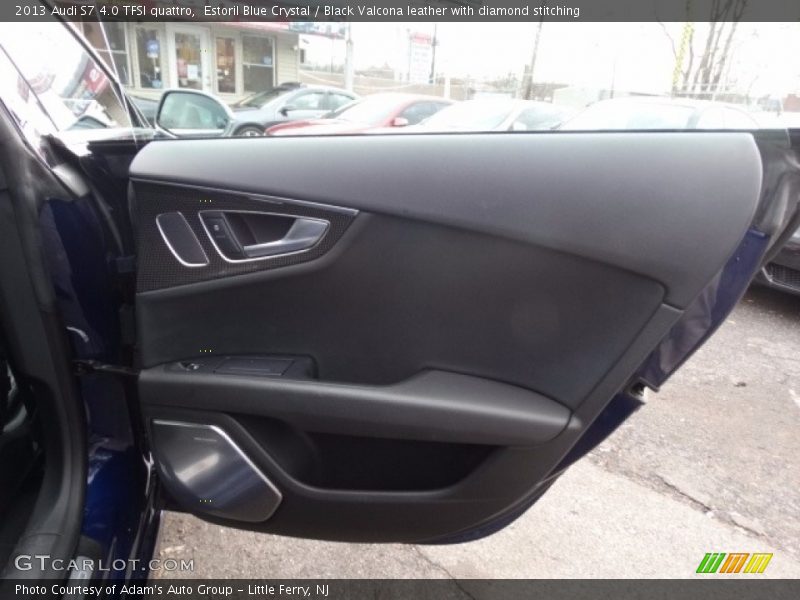 Estoril Blue Crystal / Black Valcona leather with diamond stitching 2013 Audi S7 4.0 TFSI quattro