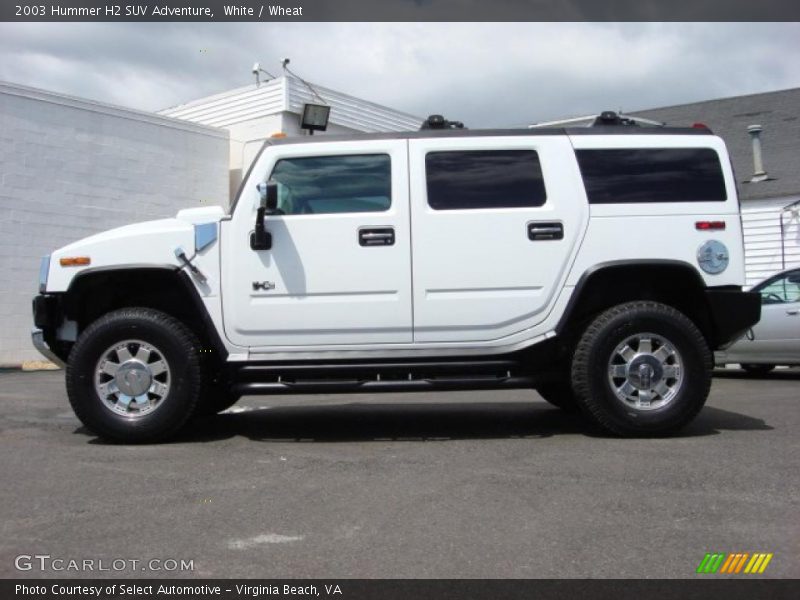 White / Wheat 2003 Hummer H2 SUV Adventure