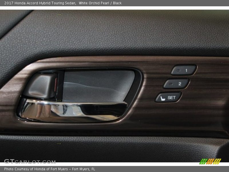 White Orchid Pearl / Black 2017 Honda Accord Hybrid Touring Sedan