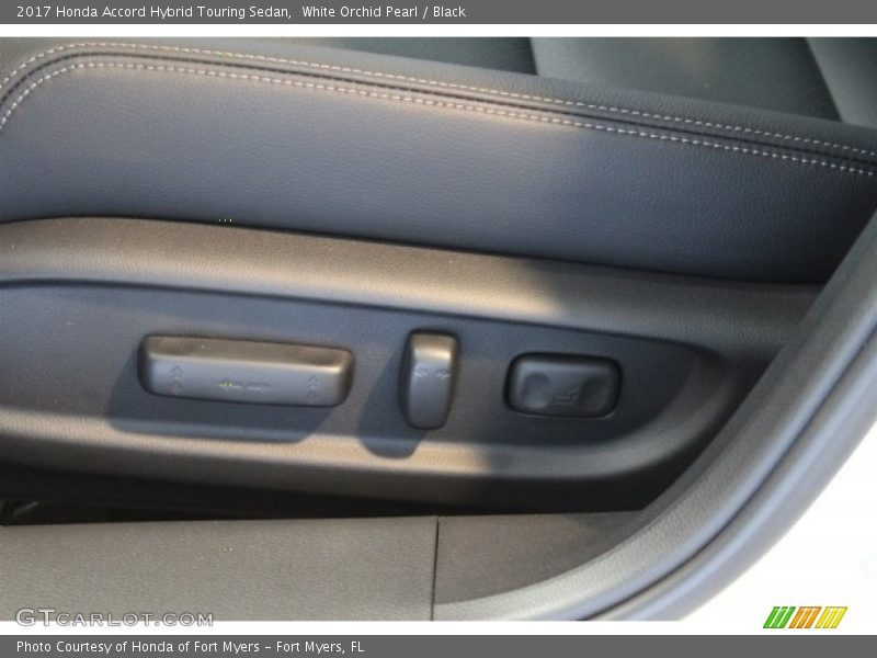 White Orchid Pearl / Black 2017 Honda Accord Hybrid Touring Sedan