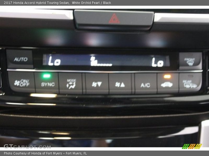 White Orchid Pearl / Black 2017 Honda Accord Hybrid Touring Sedan