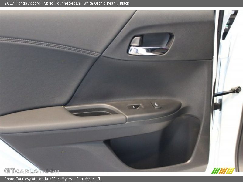 White Orchid Pearl / Black 2017 Honda Accord Hybrid Touring Sedan