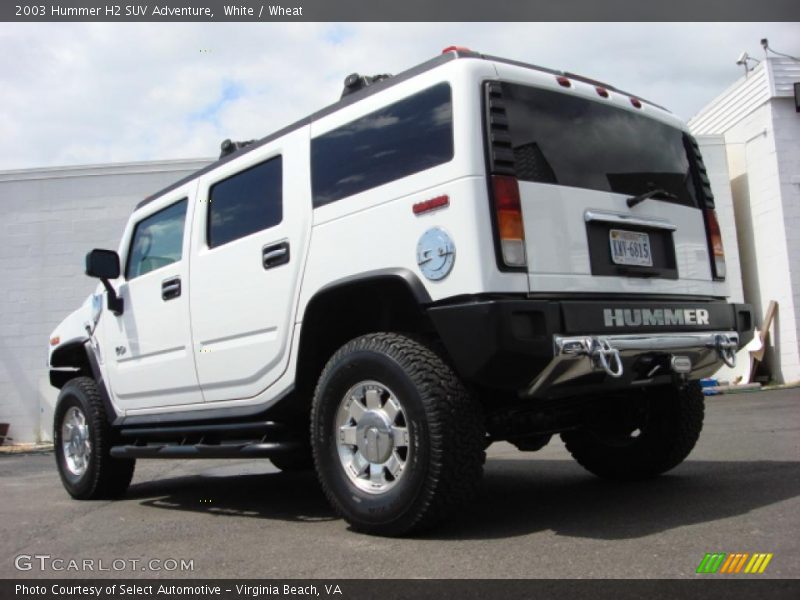 White / Wheat 2003 Hummer H2 SUV Adventure