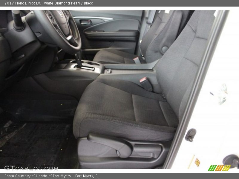 White Diamond Pearl / Black 2017 Honda Pilot LX
