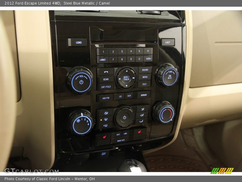 Steel Blue Metallic / Camel 2012 Ford Escape Limited 4WD